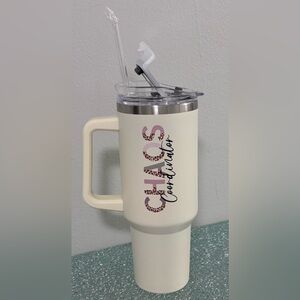 BRAND NEW Chaos Coordinator 40 Oz Thermos Insulated Handle Mug ~Brand New